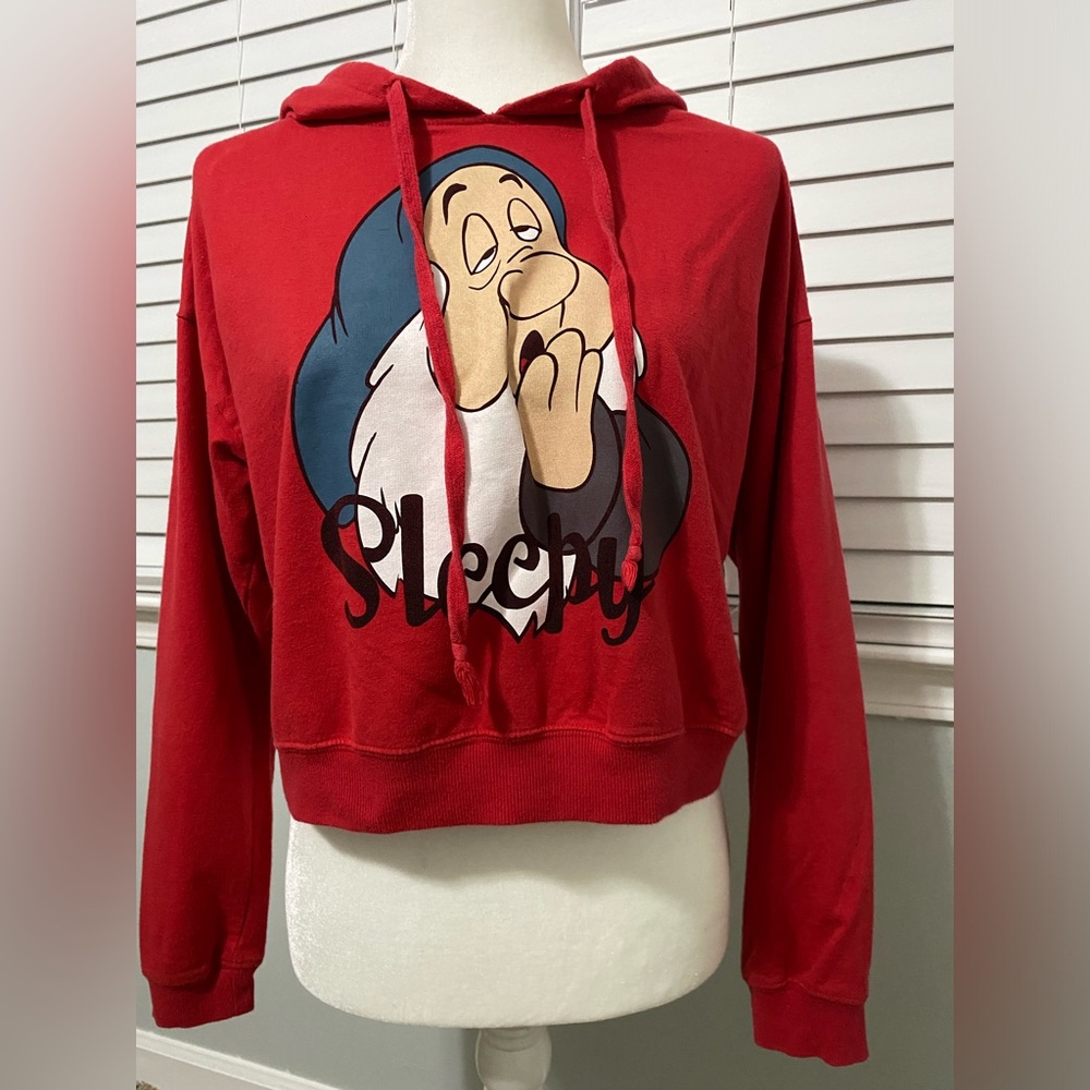Disney Sleepy Dwarf Hooded Crop
